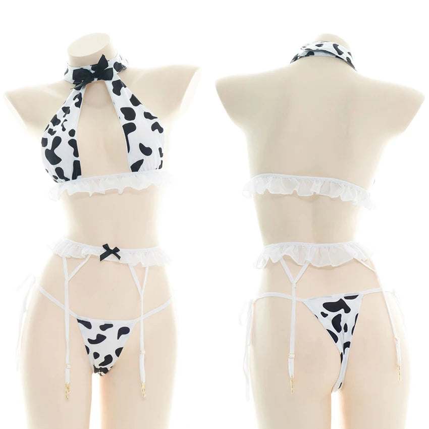 Kawaii Cow Maid Swimsuit & Cosplay Set | Anime Beachwear