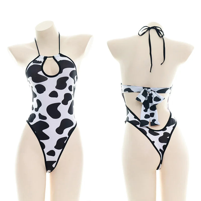 Kawaii Cow Maid Swimsuit & Cosplay Set | Anime Beachwear