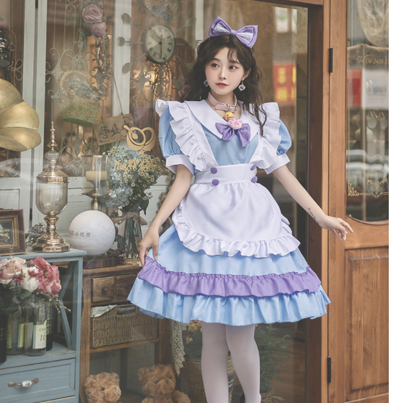 Plus Size Kawaii Lolita Maid Dress S-5XL | Anime Cosplay Outfit