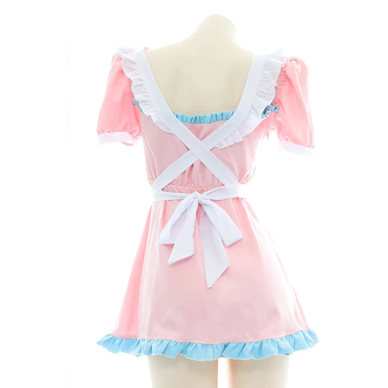 Anime Maid Lolita Lingerie Set | Cute Kawaii Cosplay Pajamas