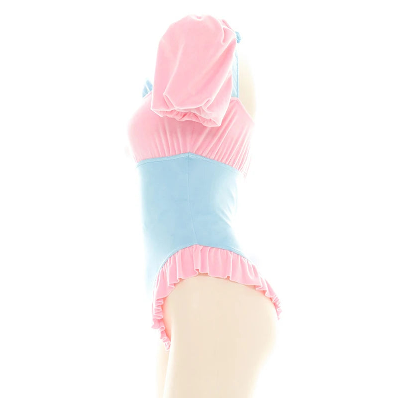 Anime Maid Lolita Lingerie Set | Cute Kawaii Cosplay Pajamas