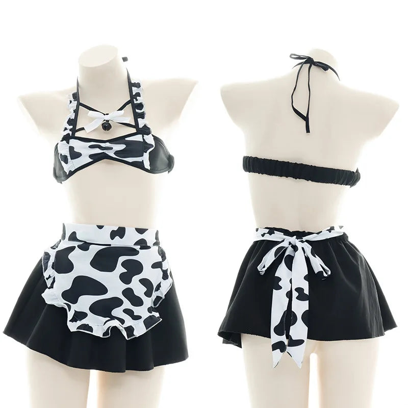 Kawaii Cow Maid Swimsuit & Cosplay Set | Anime Beachwear