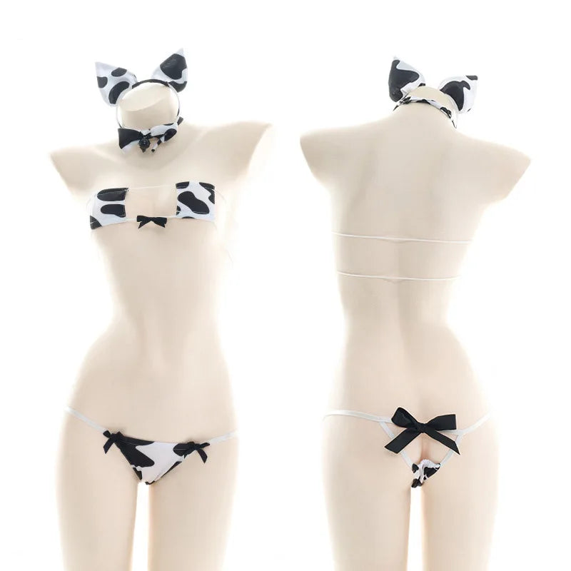 Kawaii Cow Maid Swimsuit & Cosplay Set | Anime Beachwear