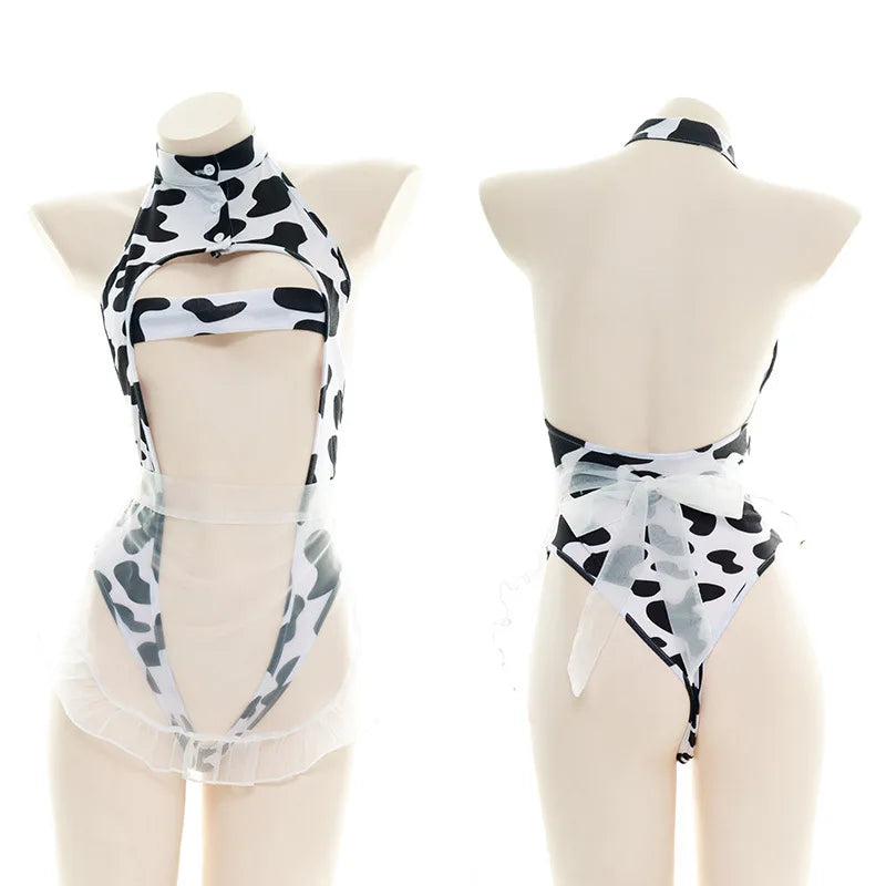 Kawaii Cow Maid Swimsuit & Cosplay Set | Anime Beachwear