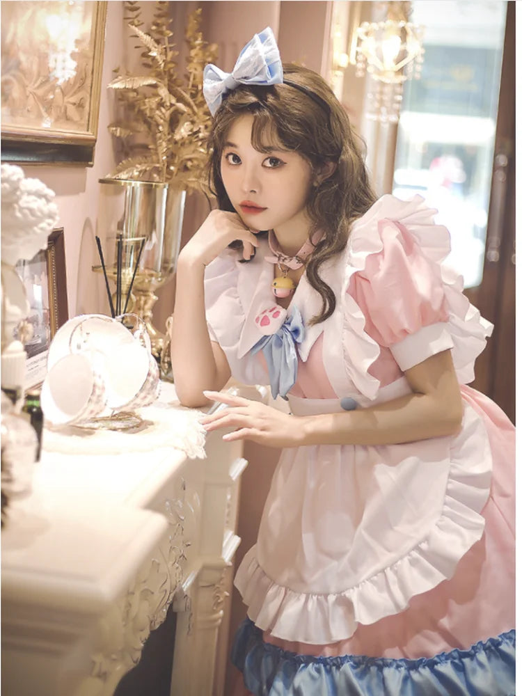 Plus Size Kawaii Lolita Maid Dress S-5XL | Anime Cosplay Outfit