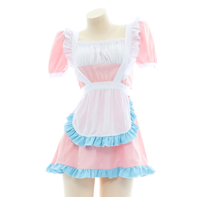 Anime Maid Lolita Lingerie Set | Cute Kawaii Cosplay Pajamas