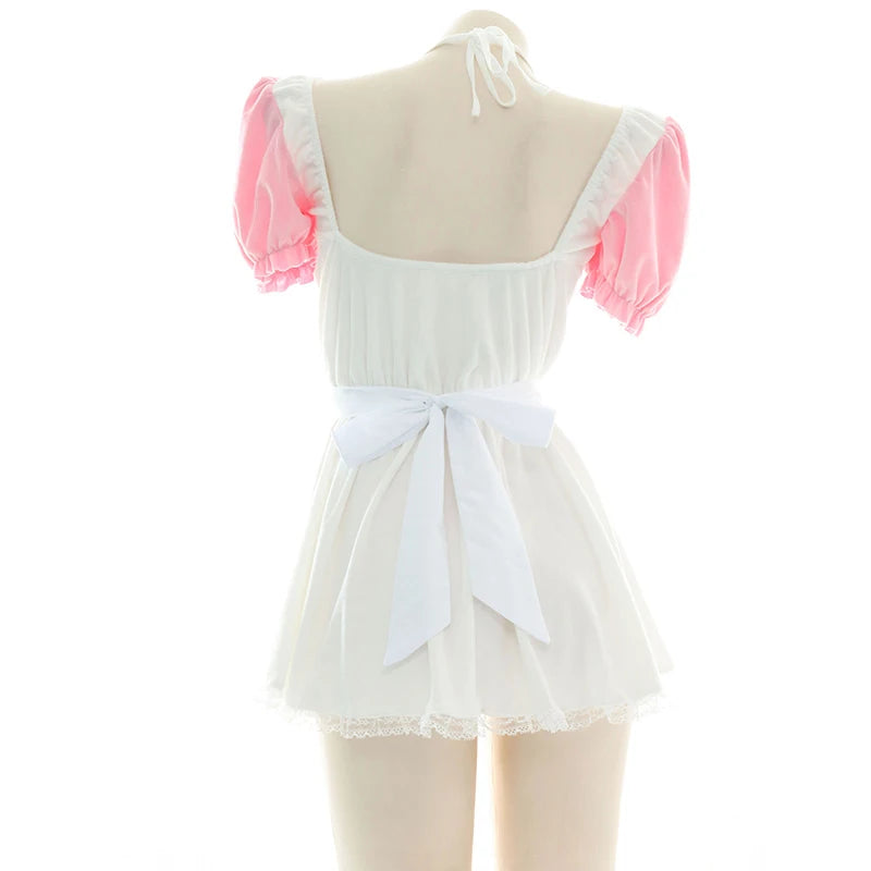 Anime Maid Lolita Lingerie Set | Cute Kawaii Cosplay Pajamas