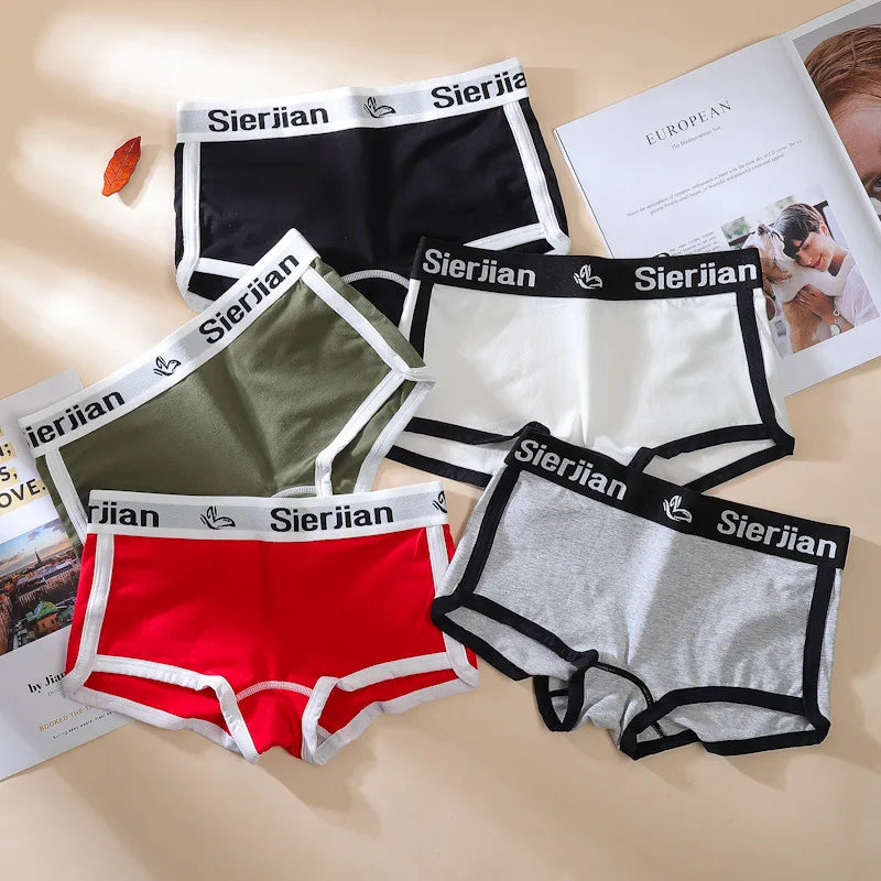 Women's Soft Cotton Low-Rise Boyshorts | Antibacterial Crotch