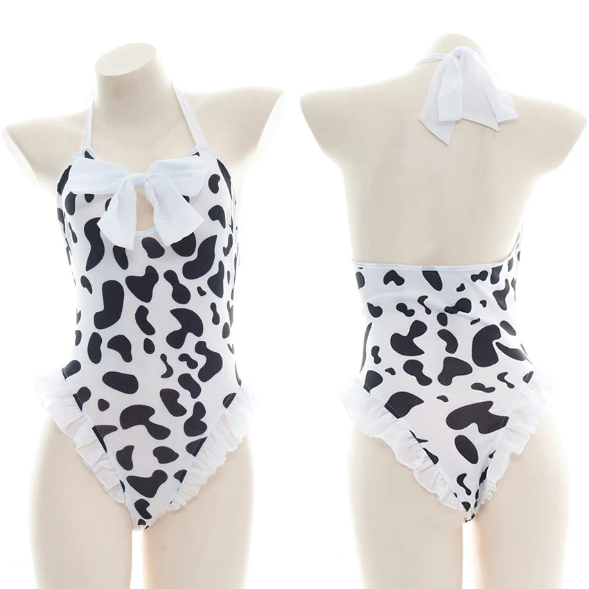 Kawaii Cow Maid Swimsuit & Cosplay Set | Anime Beachwear