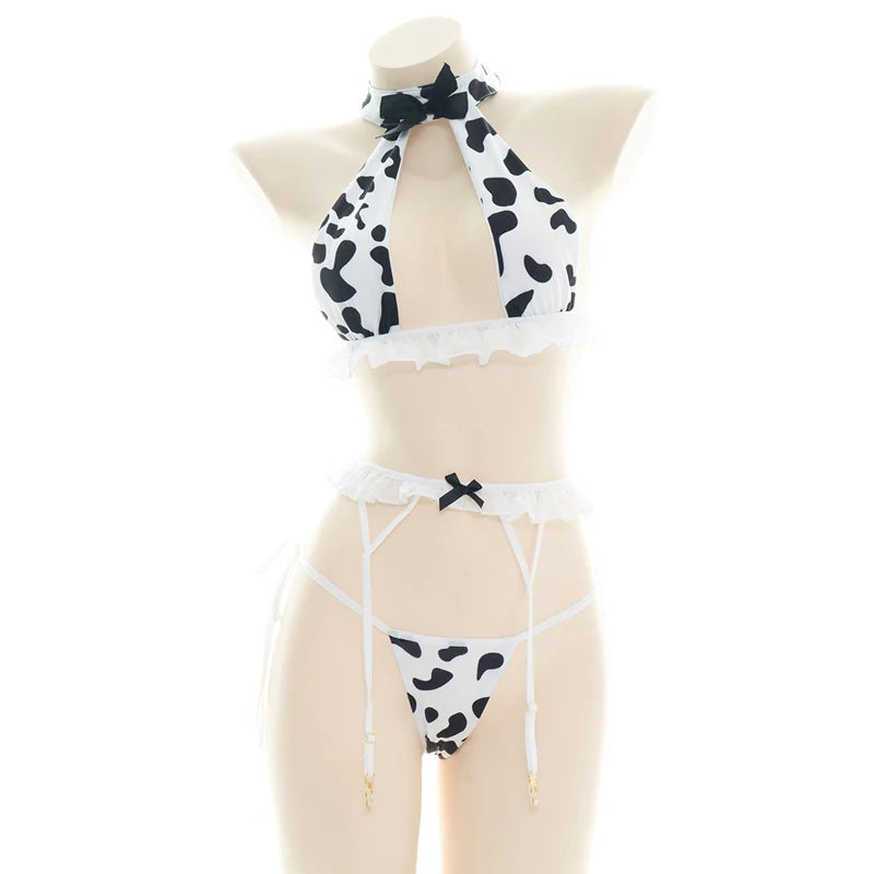 Kawaii Cow Maid Swimsuit & Cosplay Set | Anime Beachwear