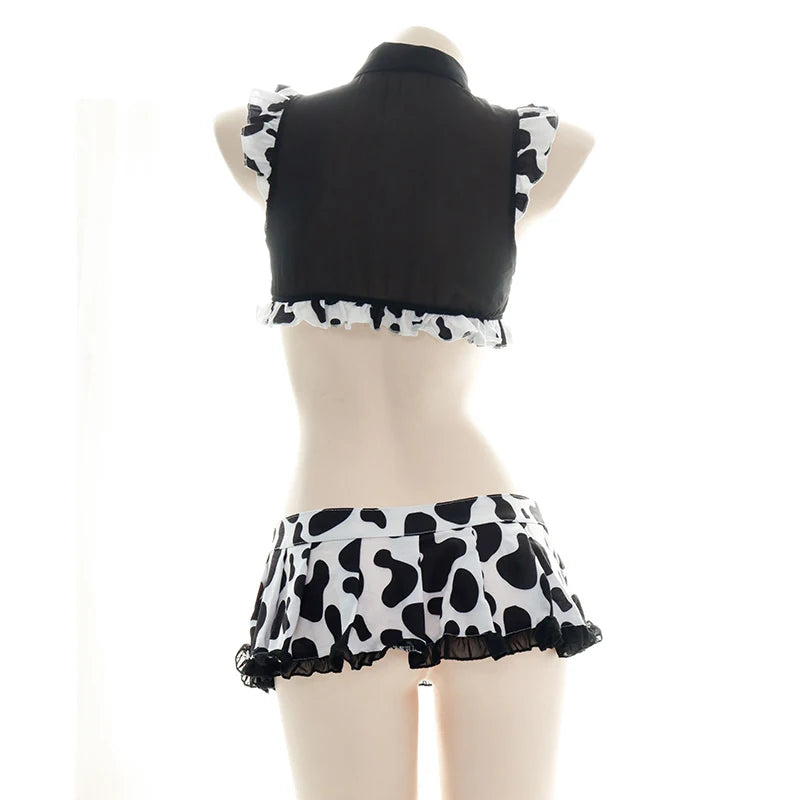 Kawaii Cow Maid Swimsuit & Cosplay Set | Anime Beachwear
