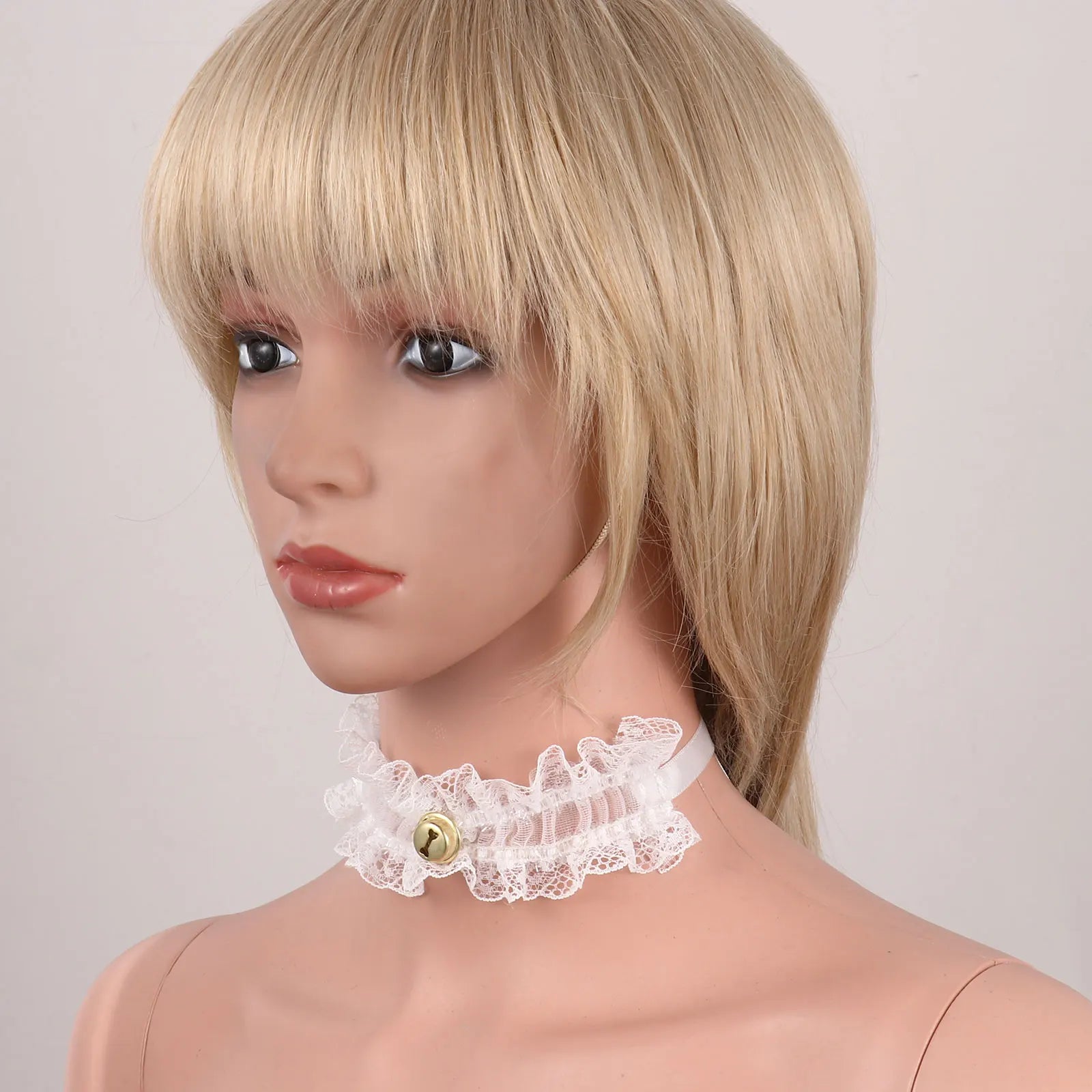 Lace Heart Choker Necklace for Women