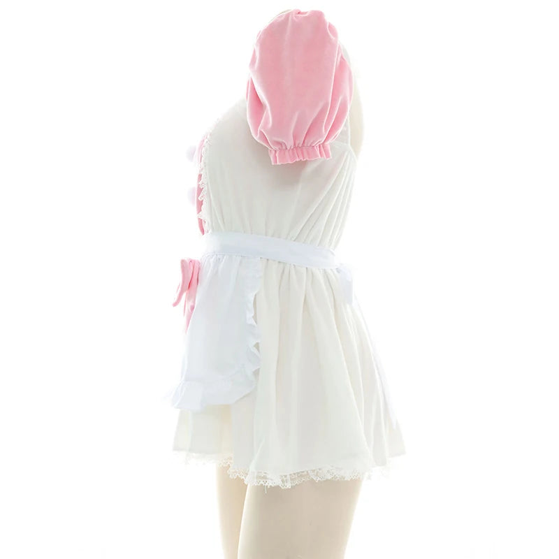 Anime Maid Lolita Lingerie Set | Cute Kawaii Cosplay Pajamas