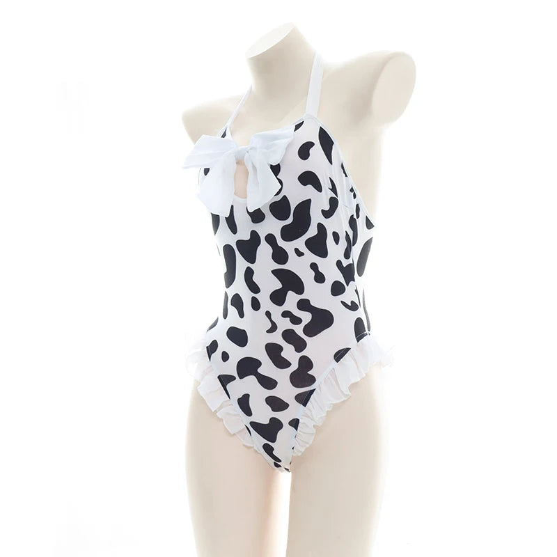 Kawaii Cow Maid Swimsuit & Cosplay Set | Anime Beachwear