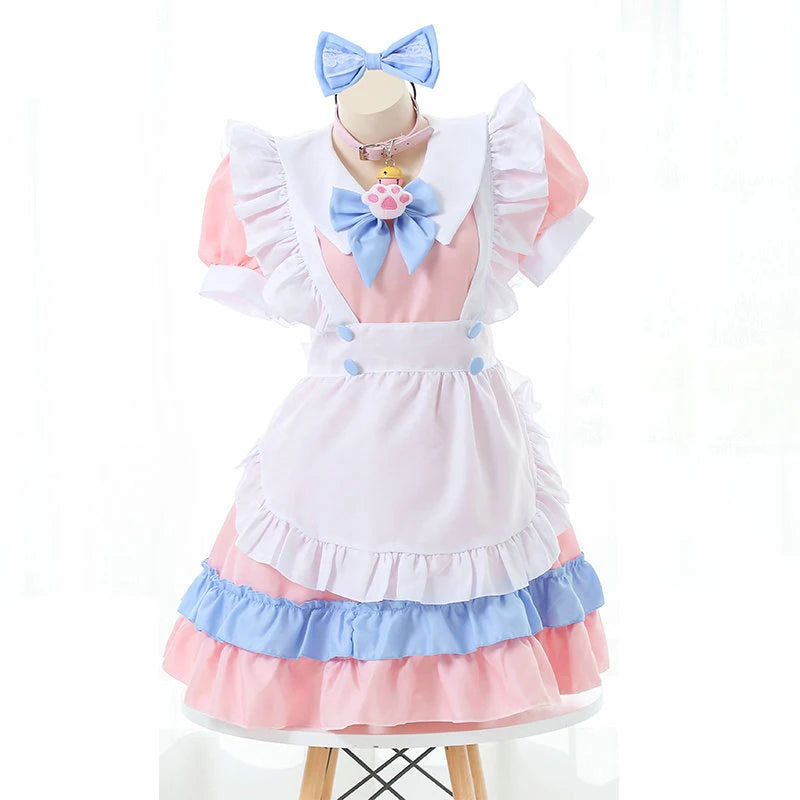 Anime Maid Lolita Lingerie Set | Cute Kawaii Cosplay Pajamas