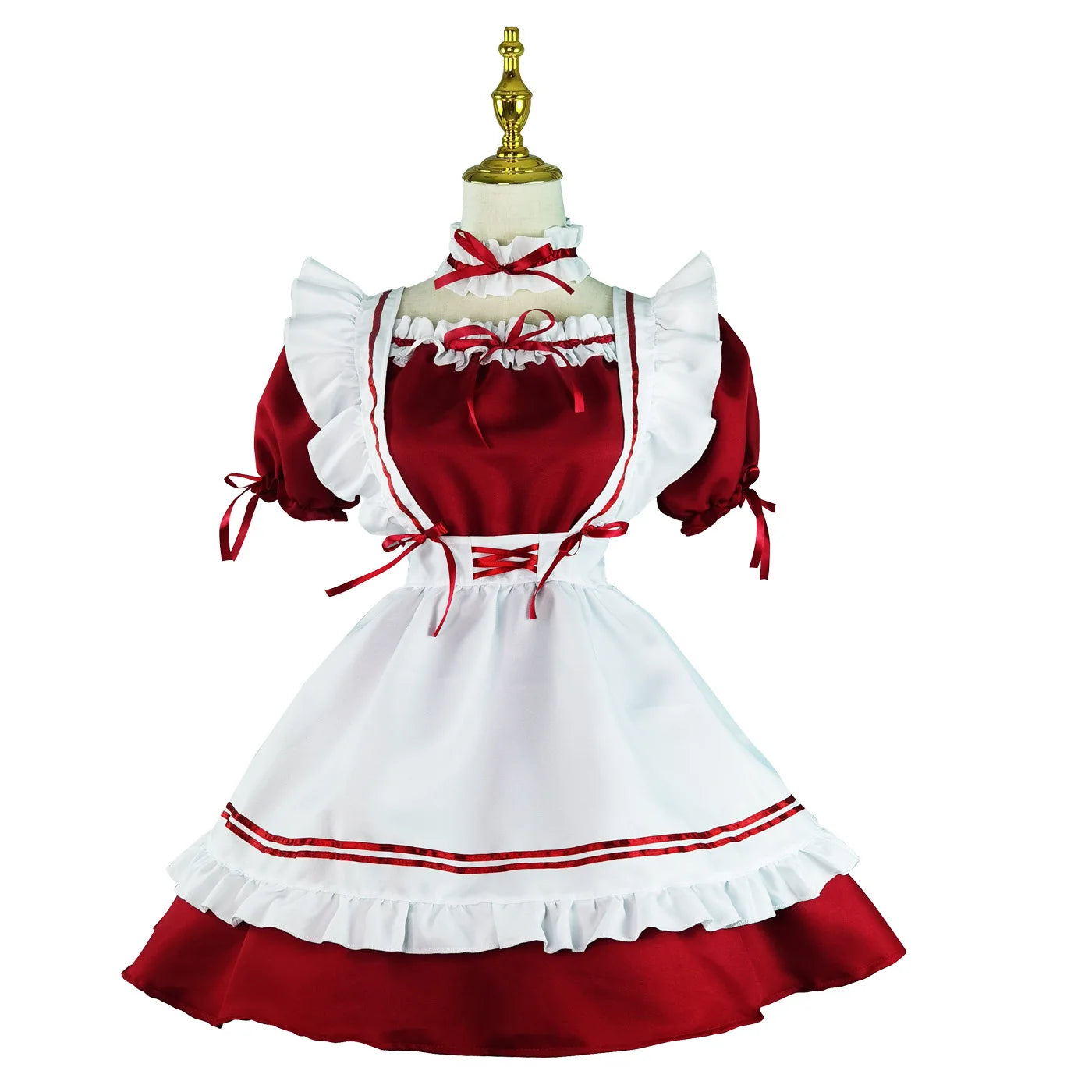 Sweet Kawaii Japanese Maid Cosplay Dress & Uniform Set