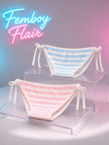 Lolita Kawaii Anime Mini Panty - Striped