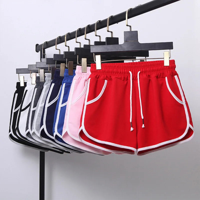 High Waist Sport Shorts Women Summer Loose Casual Running Fitness Outdoor Wear Wide Leg Slimming Large Size Home Sleepwear