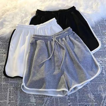 Striped Wide Leg Shorts | Korean Casual Summer Shorts