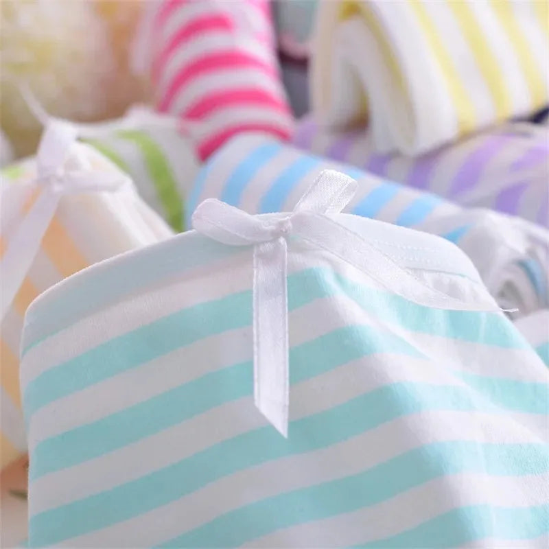 Anime Striped Cotton Panties – Cute Kawaii Lolita Briefs