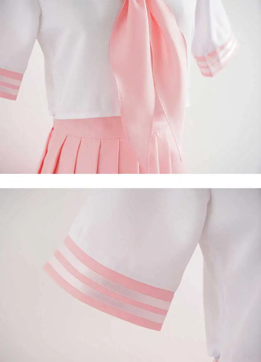 Women Girls Fate/Apocrypha Astolfo Cosplay Anime Japanese Sailor School Uniforms Halloween Costume