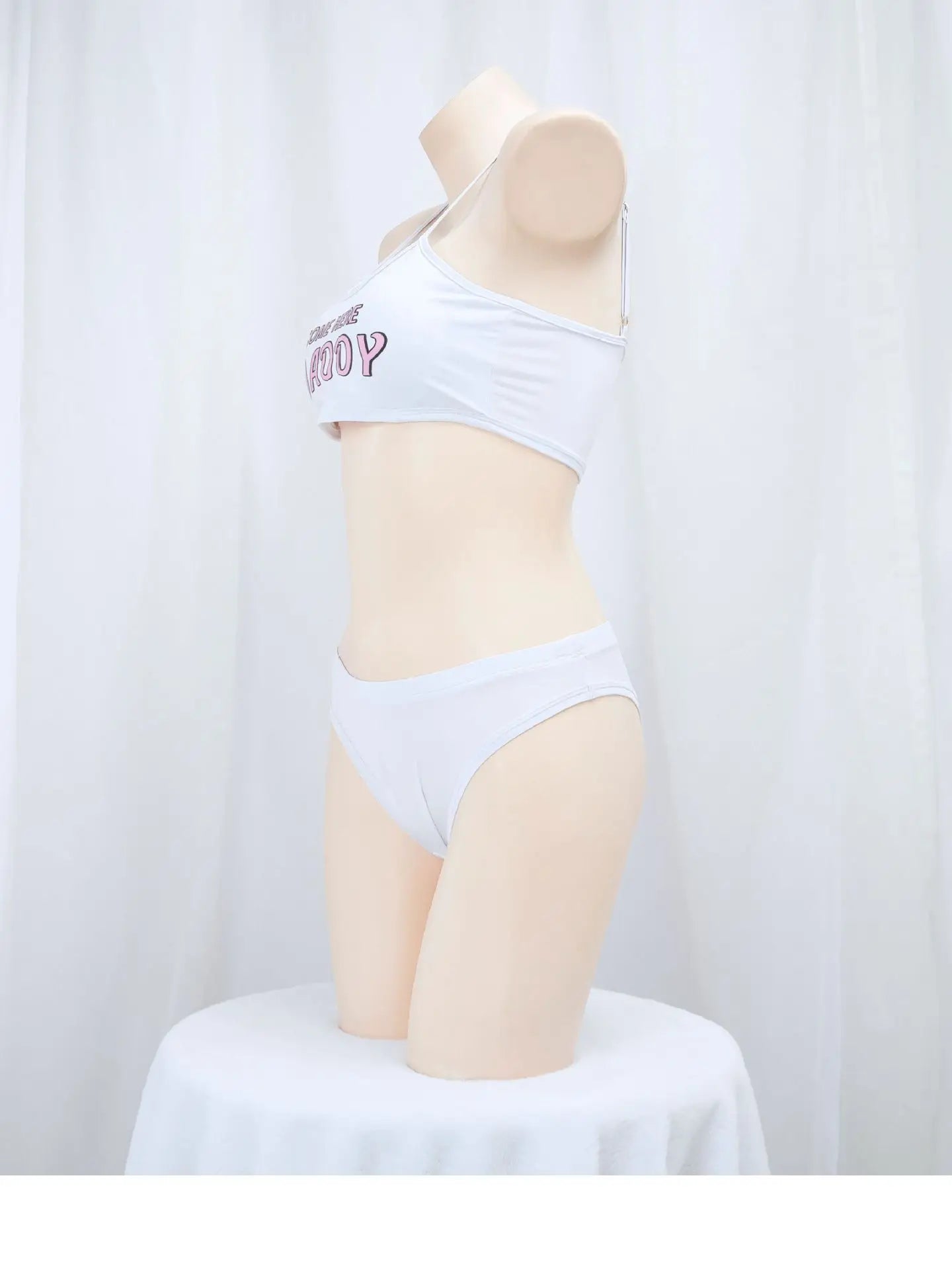 2D Anime Maid Cosplay Lingerie Set | Sexy Tube Top & Skirt