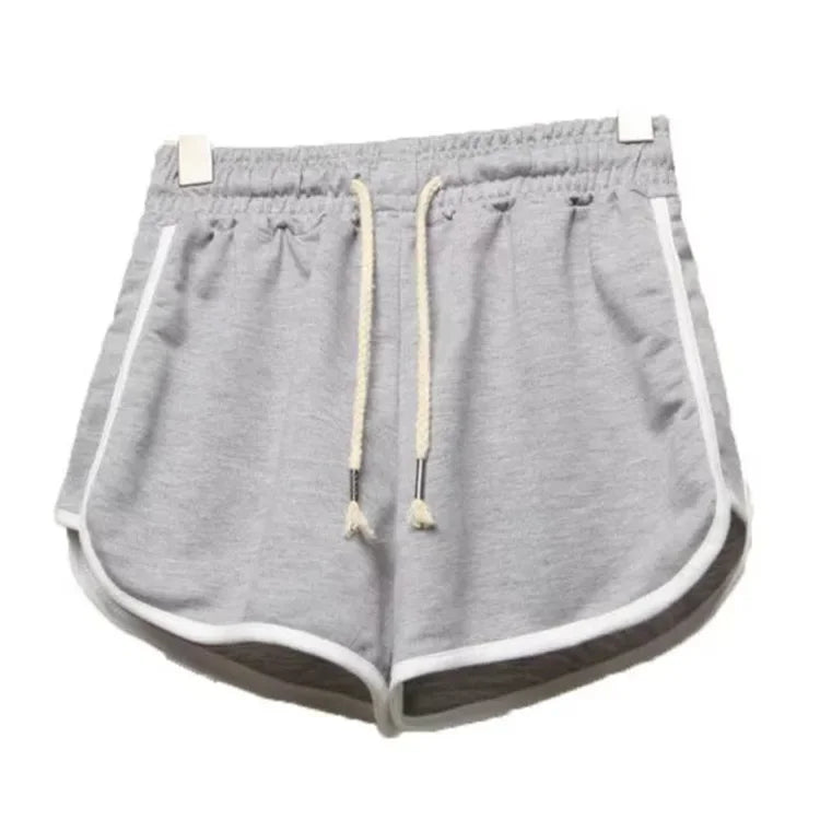 Plus Size Casual Shorts Elastic Waist Sports