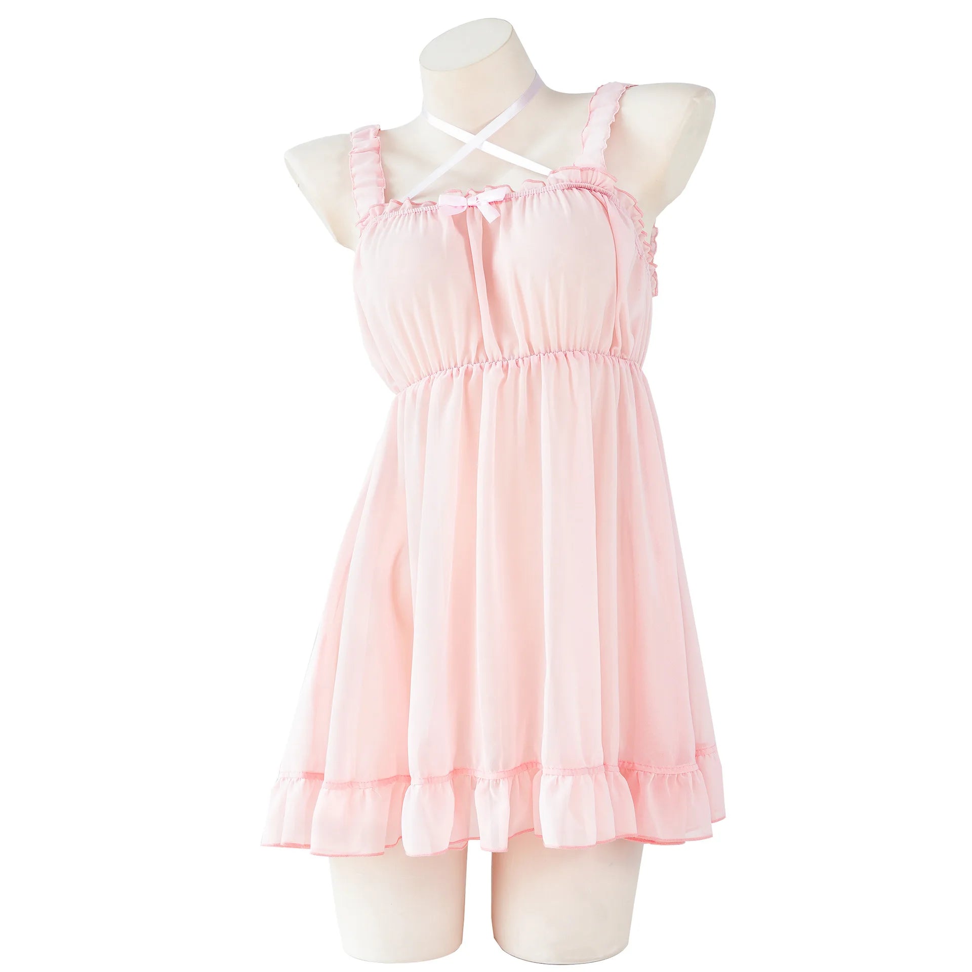 Pink Lolita Anime Goddess Cosplay Dress & Pajama Set