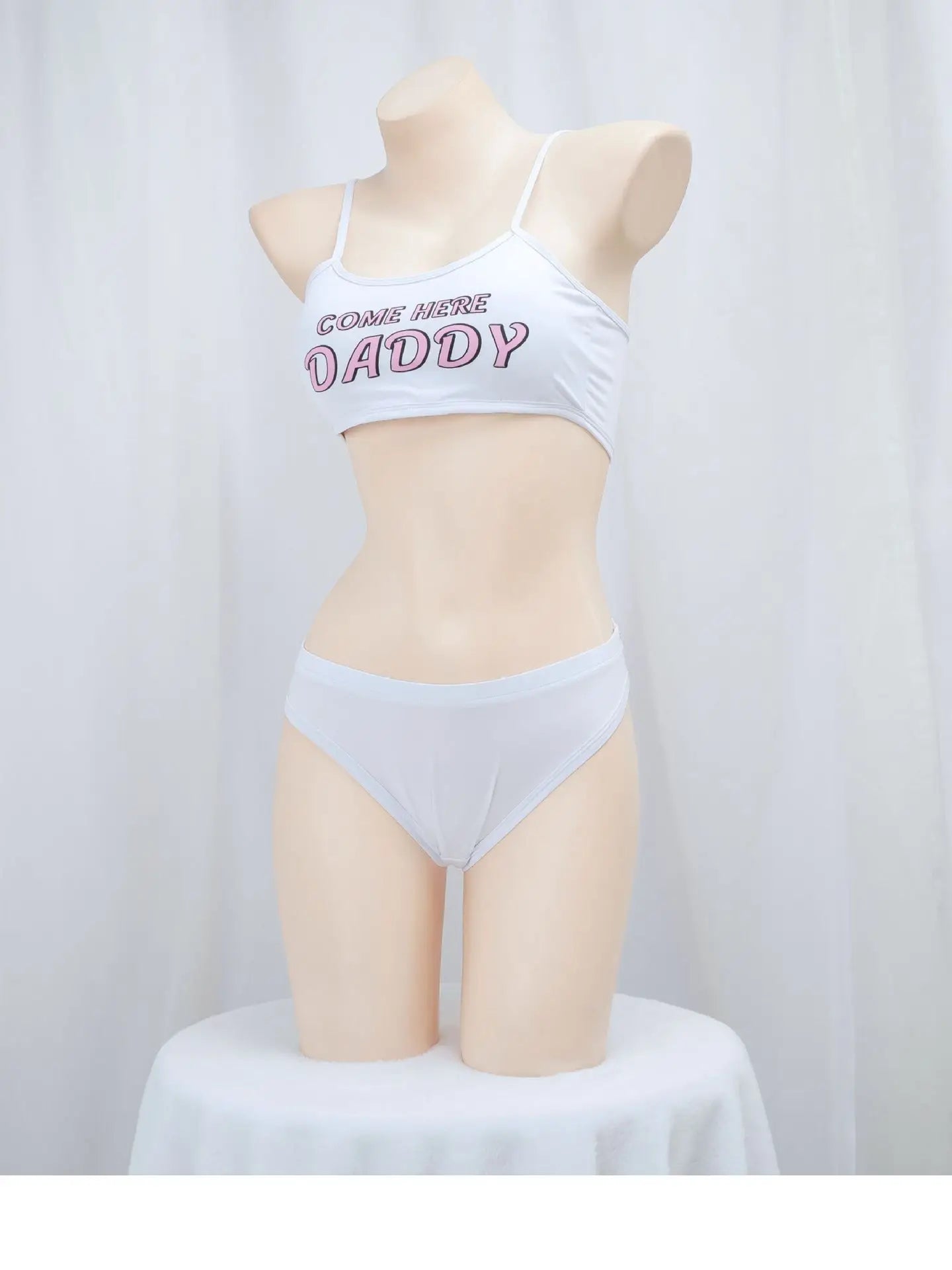 2D Anime Maid Cosplay Lingerie Set | Sexy Tube Top & Skirt