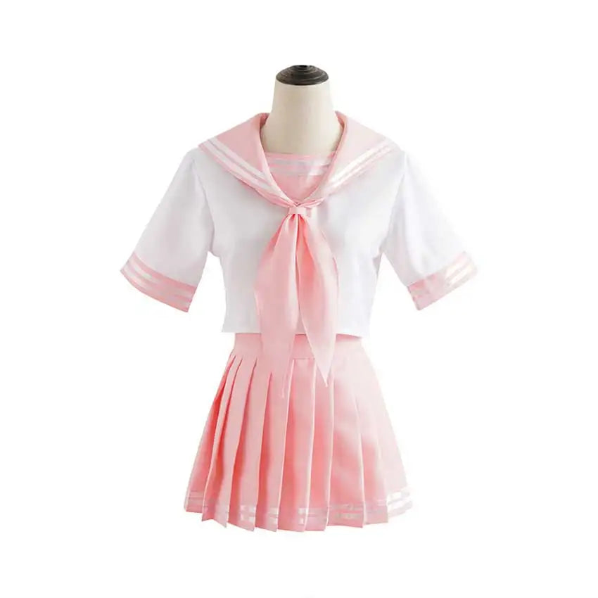 Women Girls Fate/Apocrypha Astolfo Cosplay Anime Japanese Sailor School Uniforms Halloween Costume