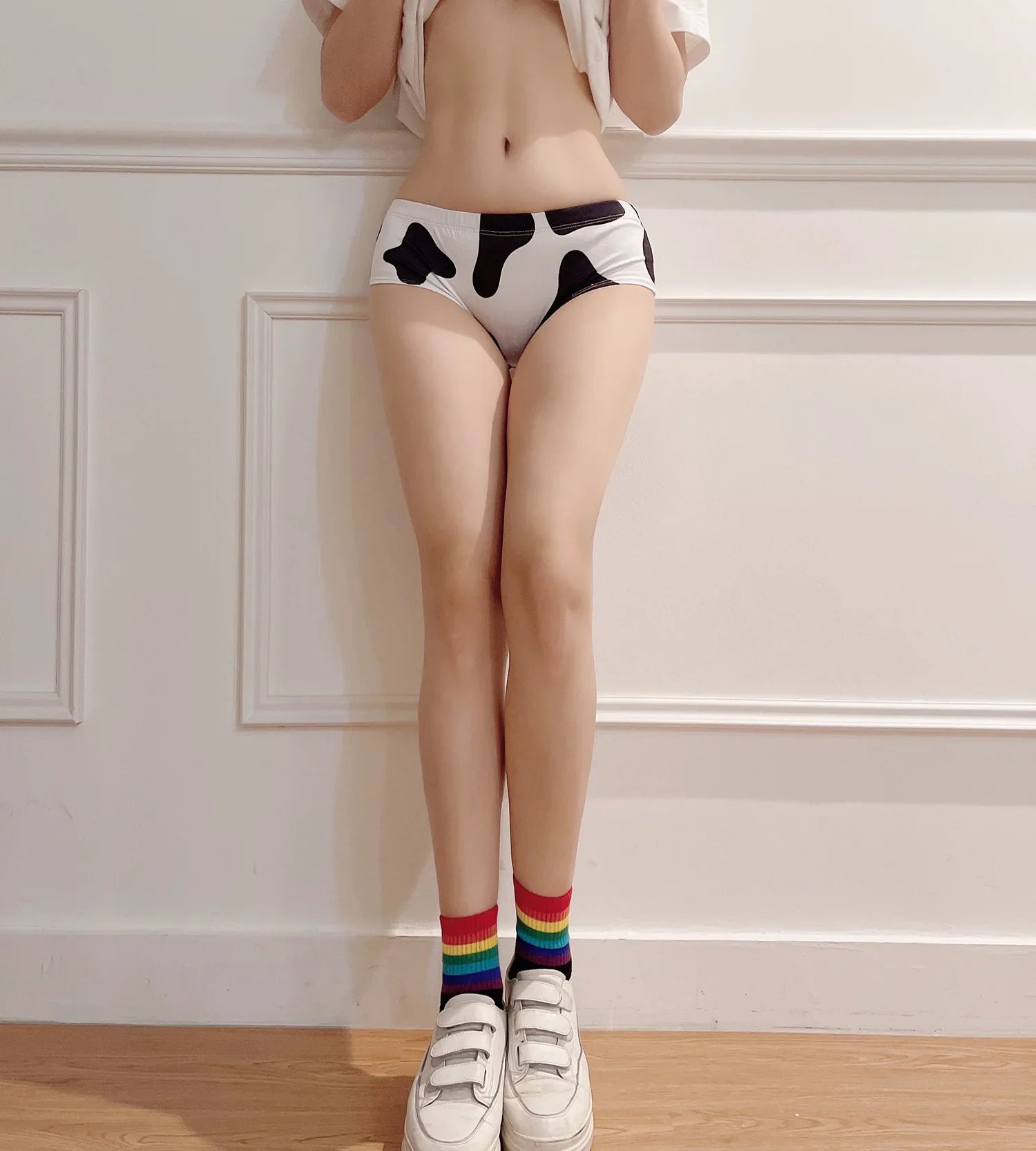 Sexy Women's Panties Low Waisted Push Up Wrap Hip Briefs Underwear Breathable Cow Fashion Lingerie Underpants Woman Clothing