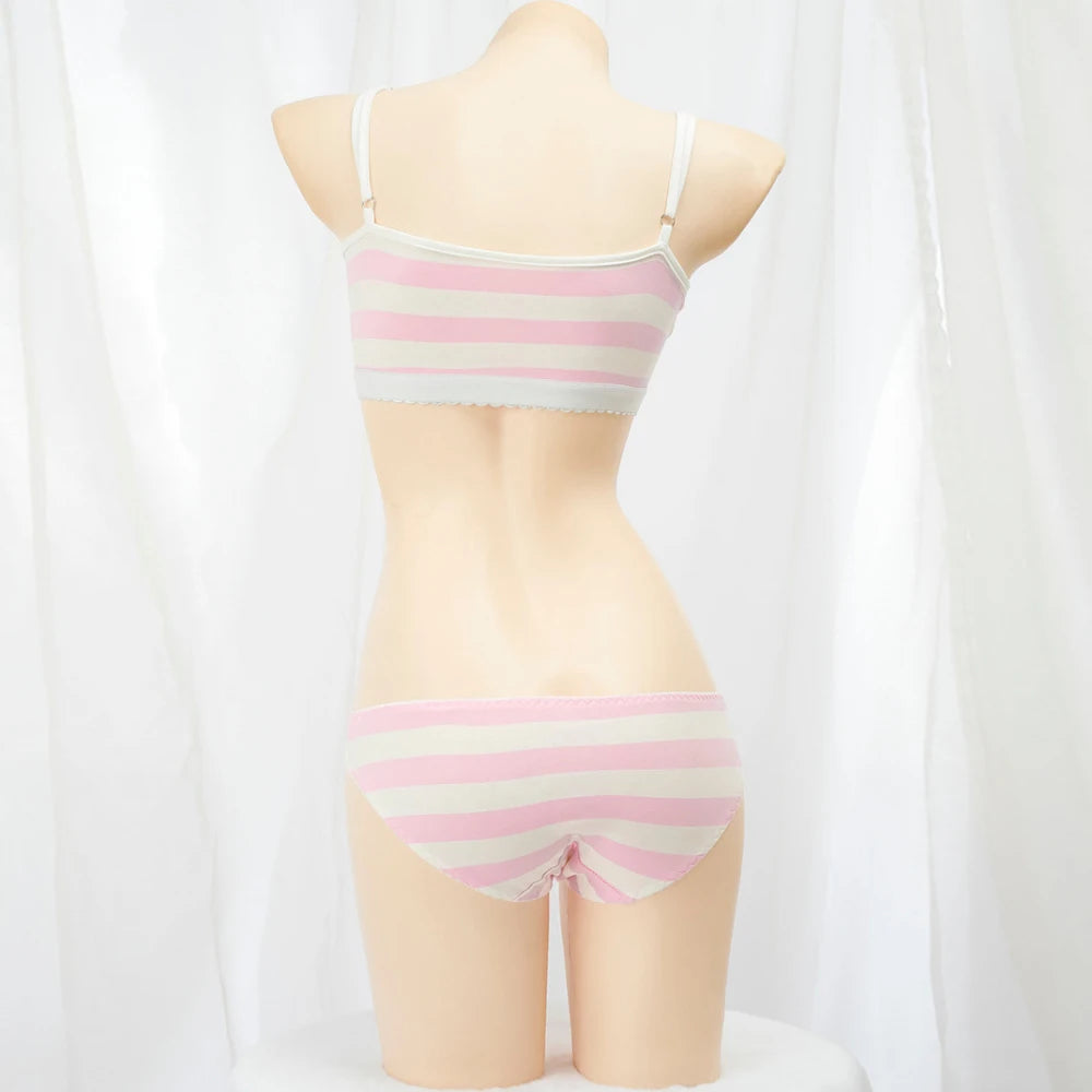Japanese Anime PE Class Stripe Cosplay Pajama & Outfit Set