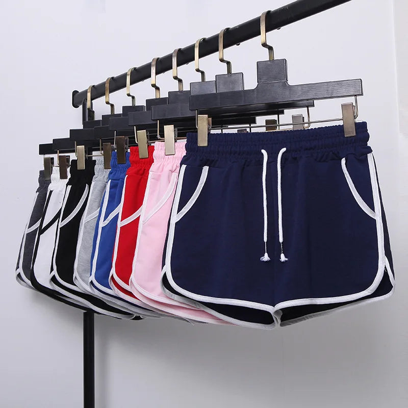 High Waist Sport Shorts Women Summer Loose Casual Running Fitness Outdoor Wear Wide Leg Slimming Large Size Home Sleepwear