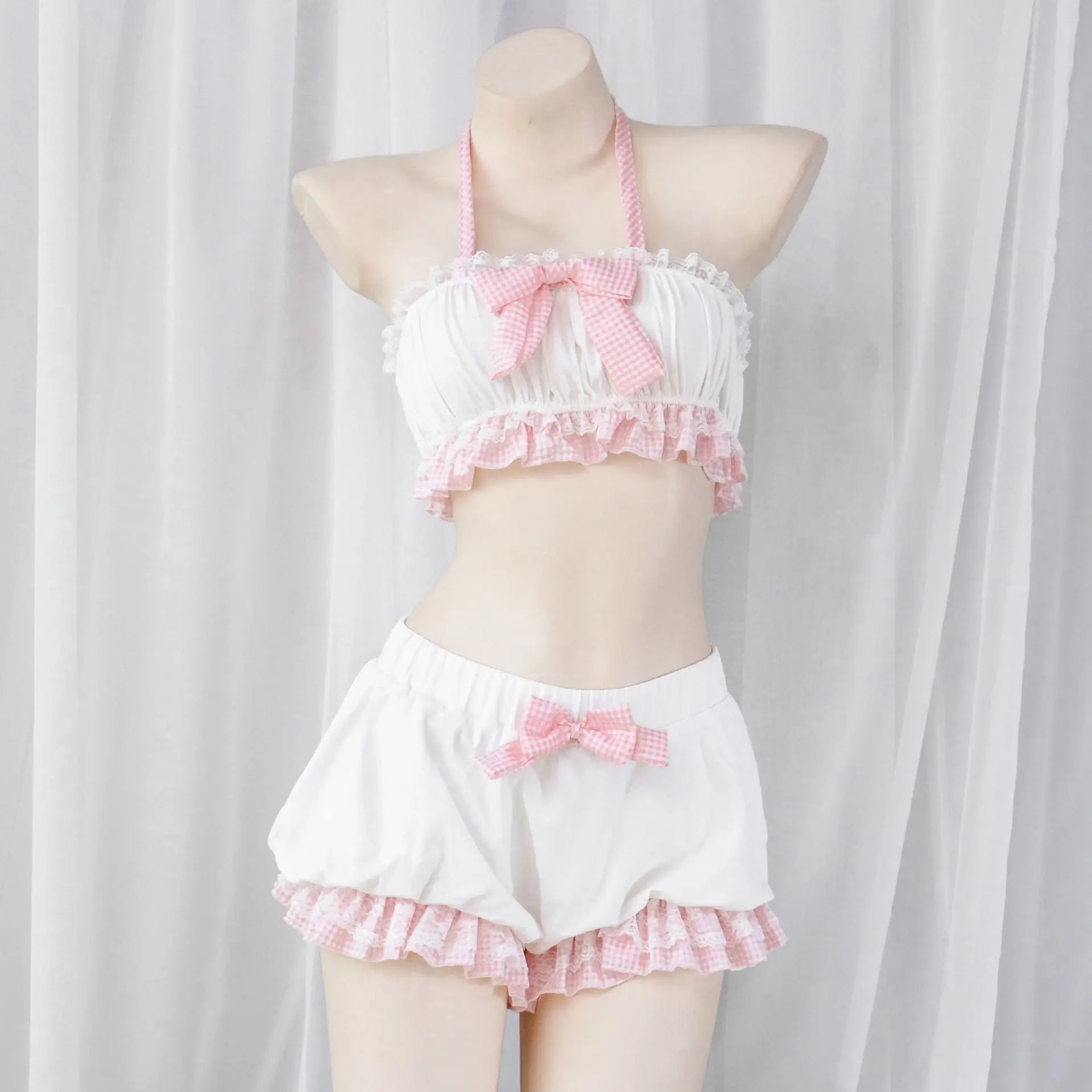 Sweet Kawaii Maid Ruffle Sleepwear & Cosplay Set