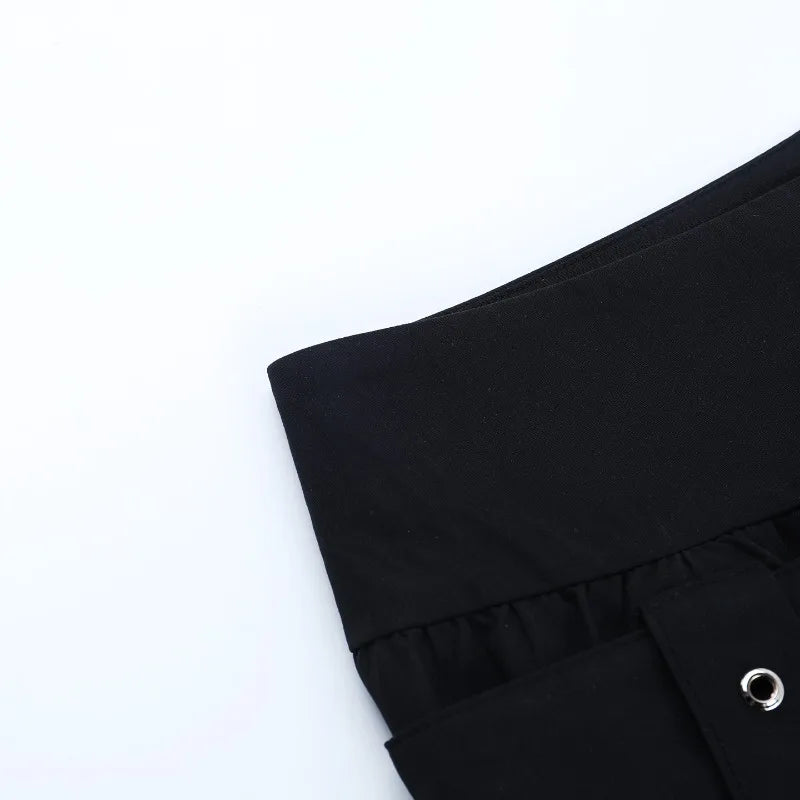 Subculture College Style Hot Girl Pleated Skirt Summer New Dark Hot Girl High-waisted Slim Short Skirts Aesthetic 90s Y2K Party