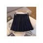 Spring Summer New High-Waisted Mini Dress Preppy Style Age-Reducing Slimming Anti-Exposure Pure Desire Versatile Plaid Skirt