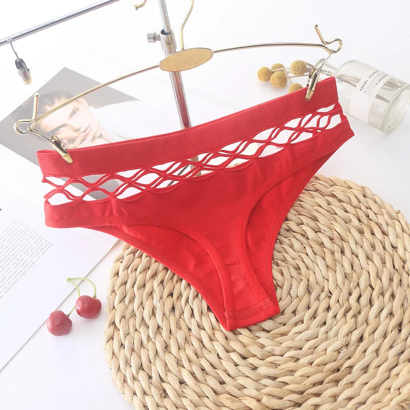Women's Sexy Fishnet Thong | Breathable Low-Rise Comfort
