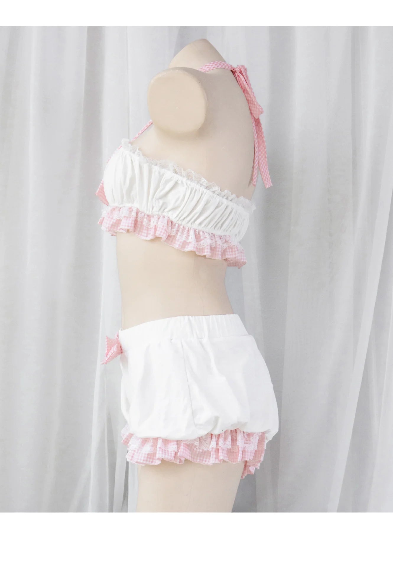 Sweet & Sexy Lolita Maid Pajamas | Kawaii Lace Sleepwear Set
