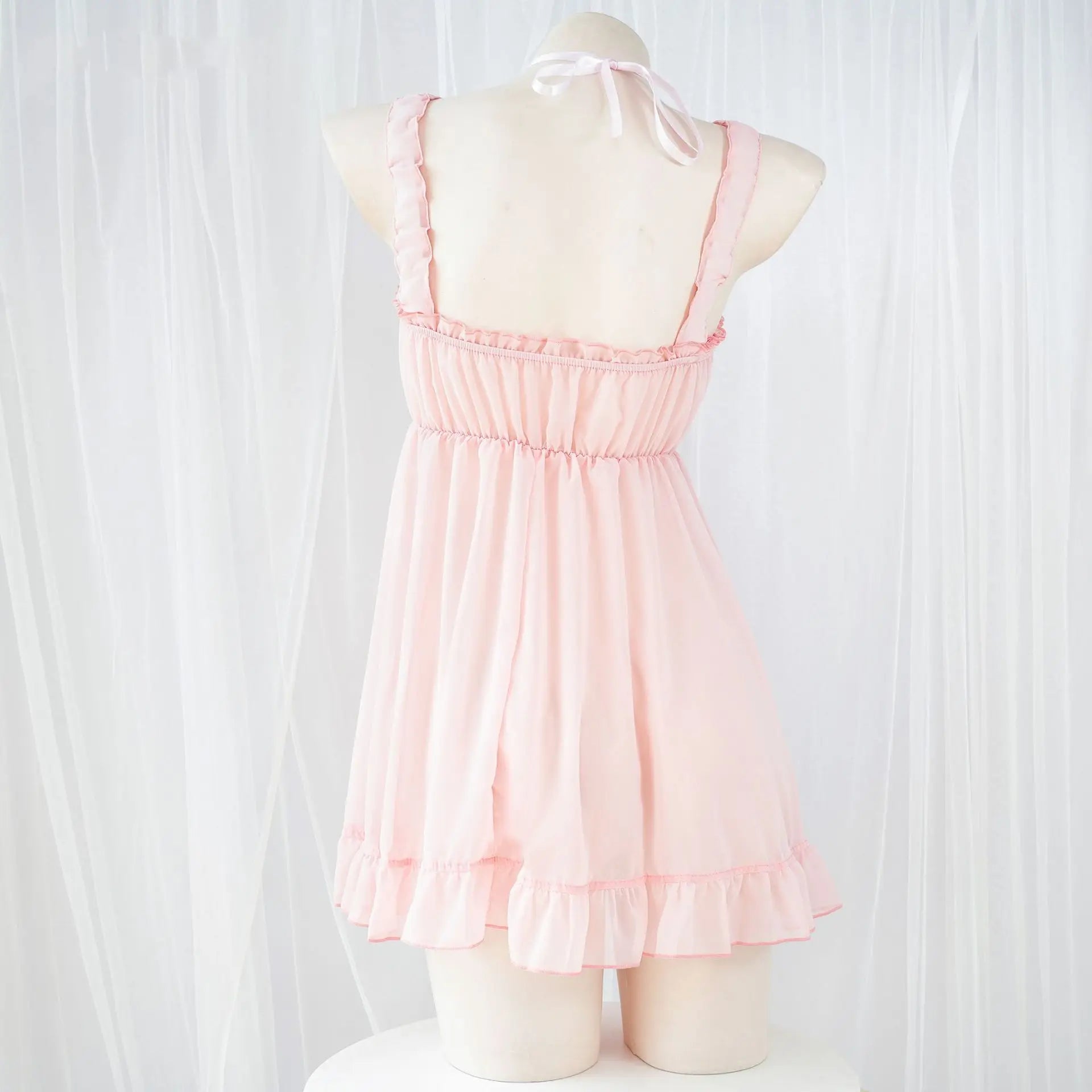 Pink Lolita Anime Goddess Cosplay Dress & Pajama Set
