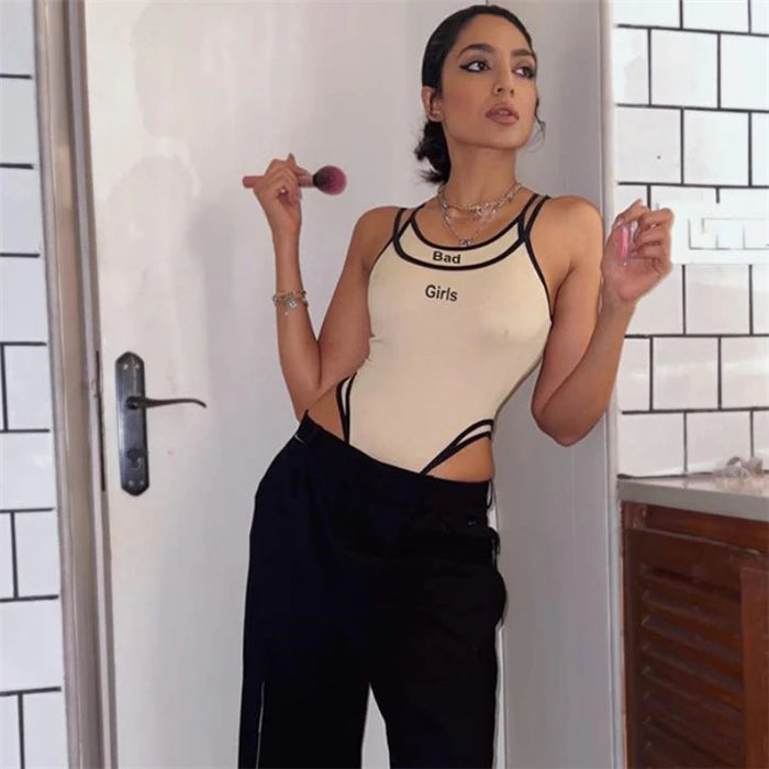Sleek Short Sleeve Slim Fit Bodysuit - Street Style