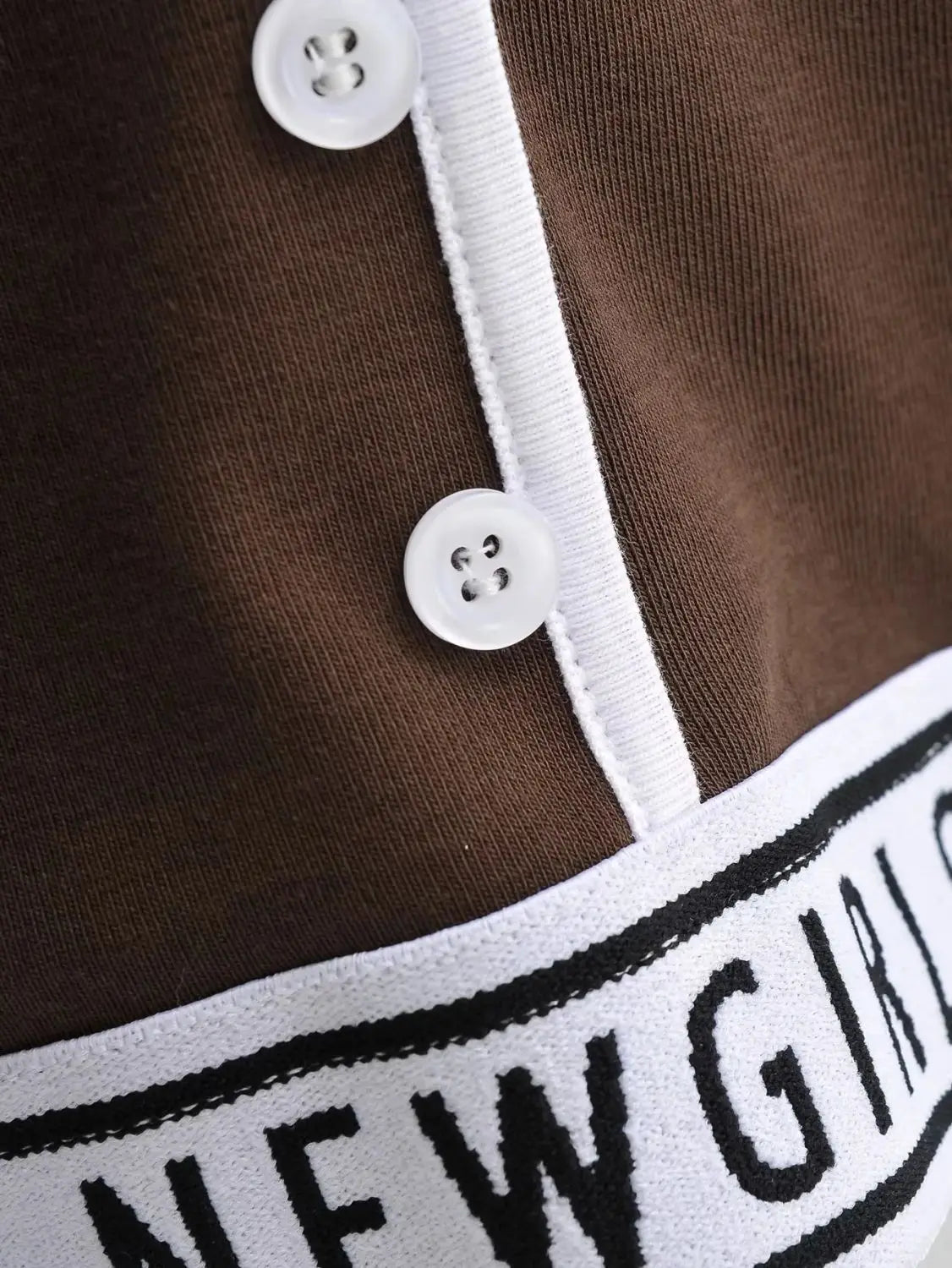 New Style Women's Tight Long-sleeved T-shirt Colour blocking Ultra-short Bottom High Waist Neckline Innerwear Athletic Tops