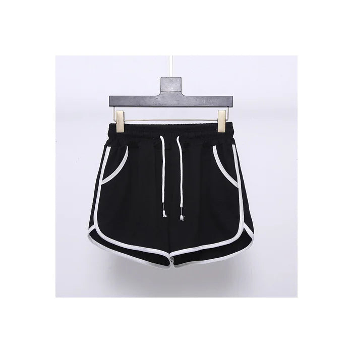 High Waist Sport Shorts Women Summer Loose Casual Running Fitness Outdoor Wear Wide Leg Slimming Large Size Home Sleepwear