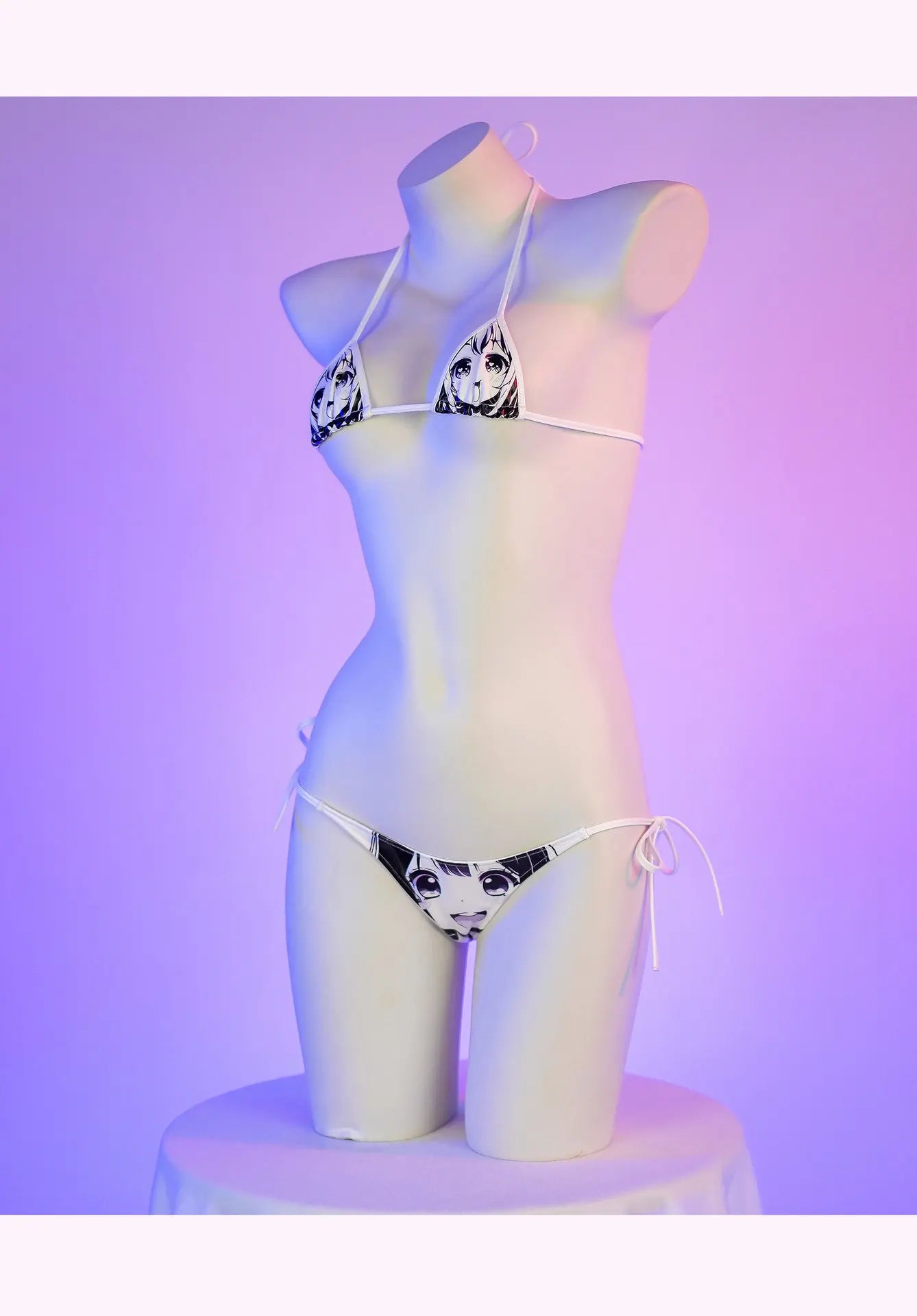 Sexy Anime Maid Cosplay Bikini Set | Thong Swimsuit