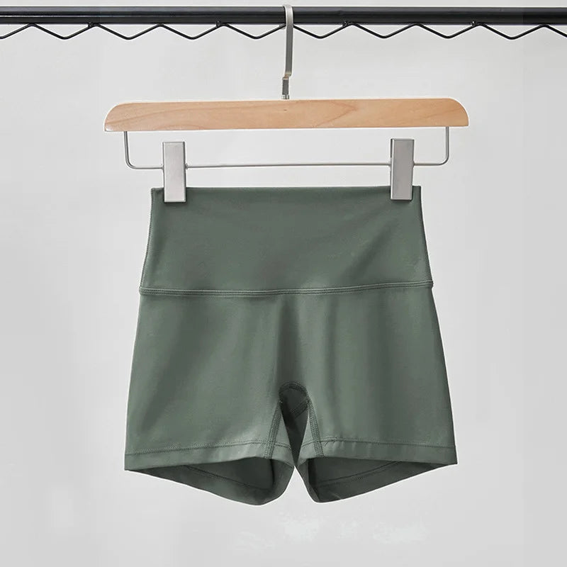 Hip-Lifting High-Waisted Yoga & Running Shorts