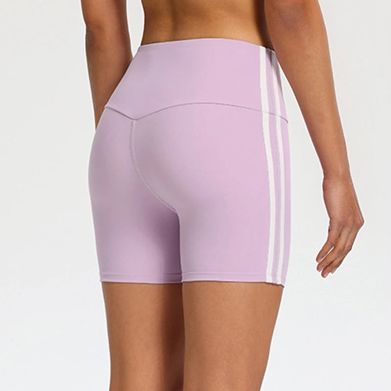 Gym Yoga Fitness Pants Shorts Tight Hip Lifting Belly Jogging Women's Three-quarter Pants Quick-drying Sports Cycling Pants
