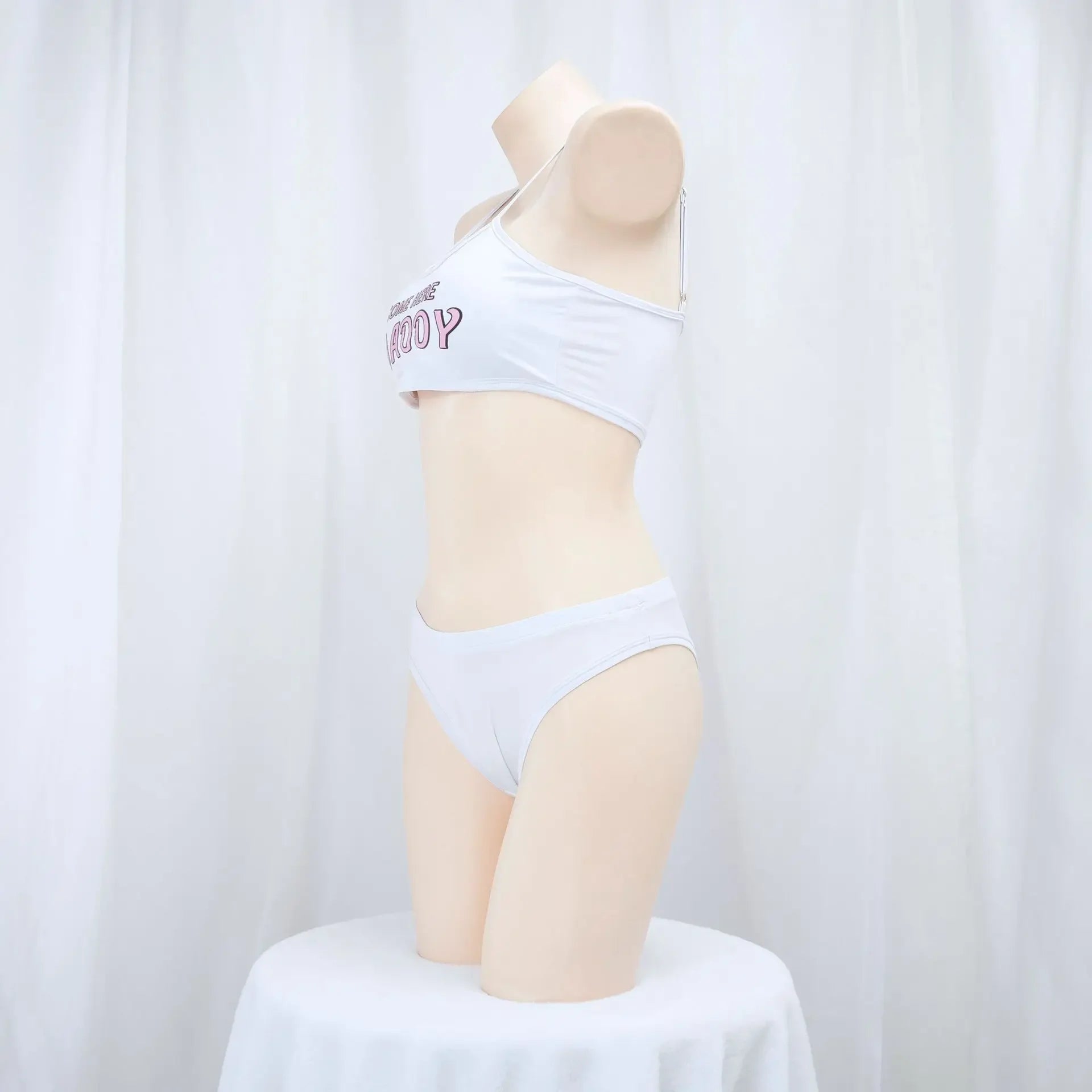 2D Anime Maid Cosplay Lingerie Set | Sexy Tube Top & Skirt