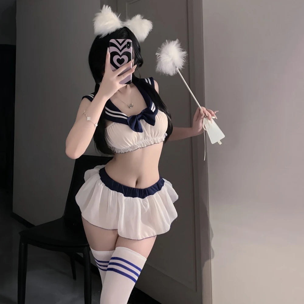 Sailor School Girl Lingerie Set - Cosplay & Roleplay Outfit