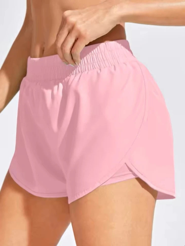 Yoga Shorts Women Fitness Elastic Running Workout Short Leggings For Ladies Gym Sport Shorts Fitness Sportwear