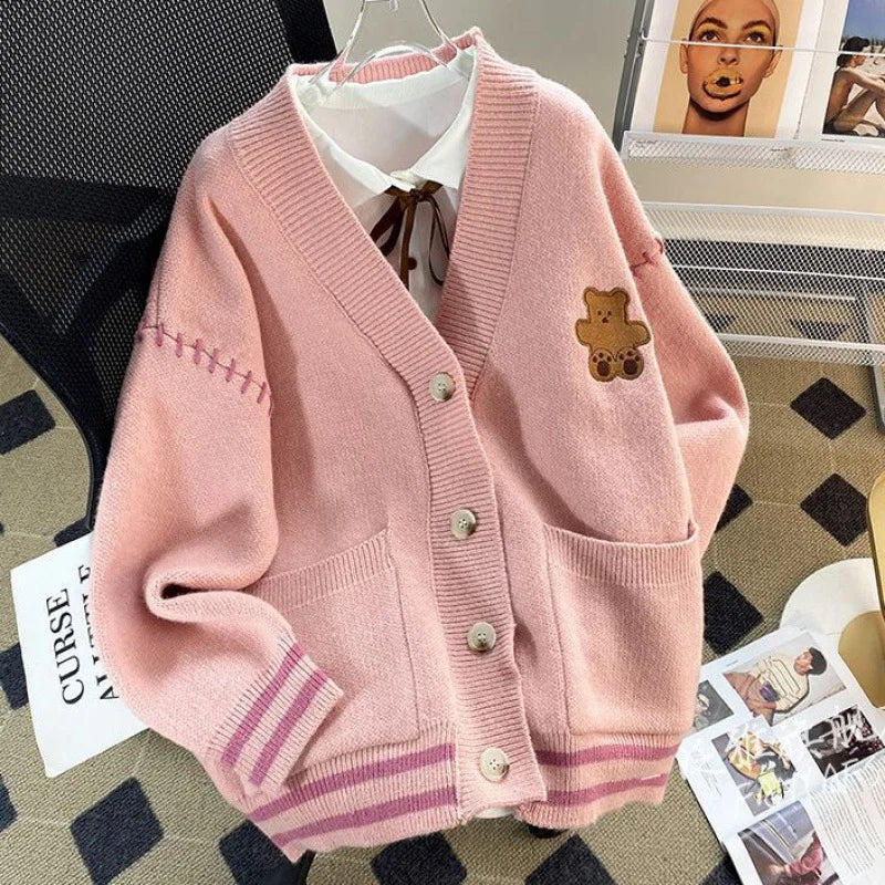 Sweater Woman Clothes	 Knitwear Women's Sweater Winter Sweater Keep Warm Preppy Style Round-Neck Sweater Soft and Warm Sweater