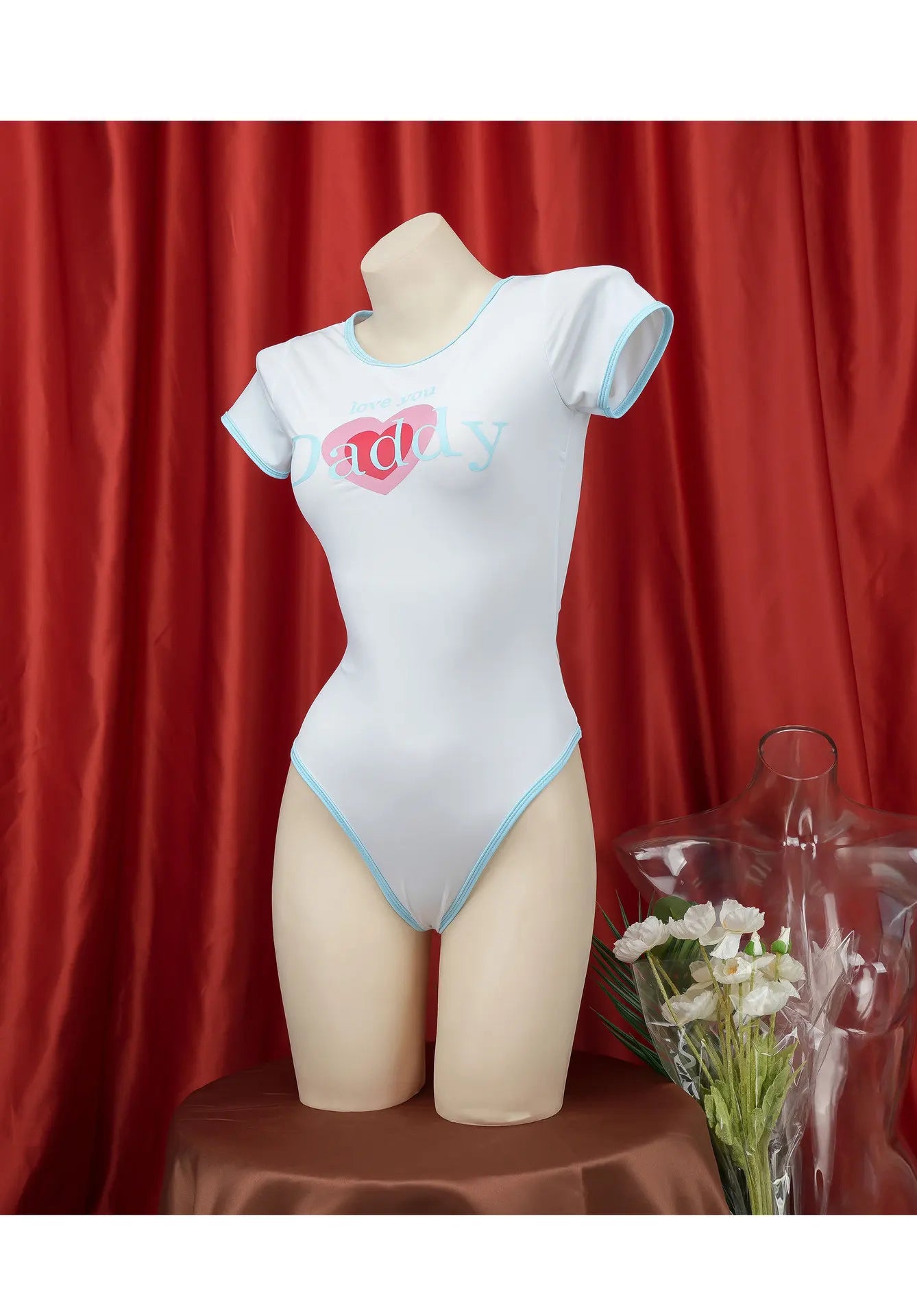 Cute Anime Bodysuit Swimsuit - One-Piece Cosplay & Beachwear